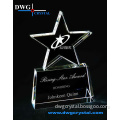 Star shape crystal award as company souvenir